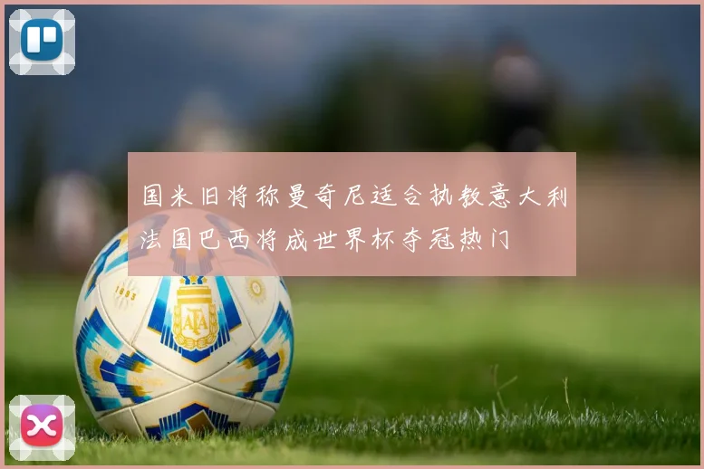 国米旧将称曼奇尼适合执教意大利法国巴西将成世界杯夺冠热门